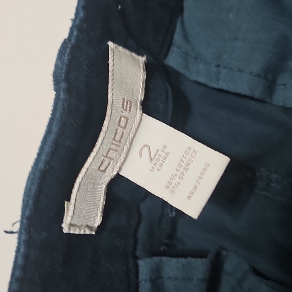 Chicos Soft Feel Green Pants Size 2 - Picture 4 of 5